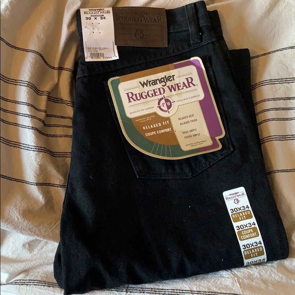 Brand New with tags- Black Wrangler Jean